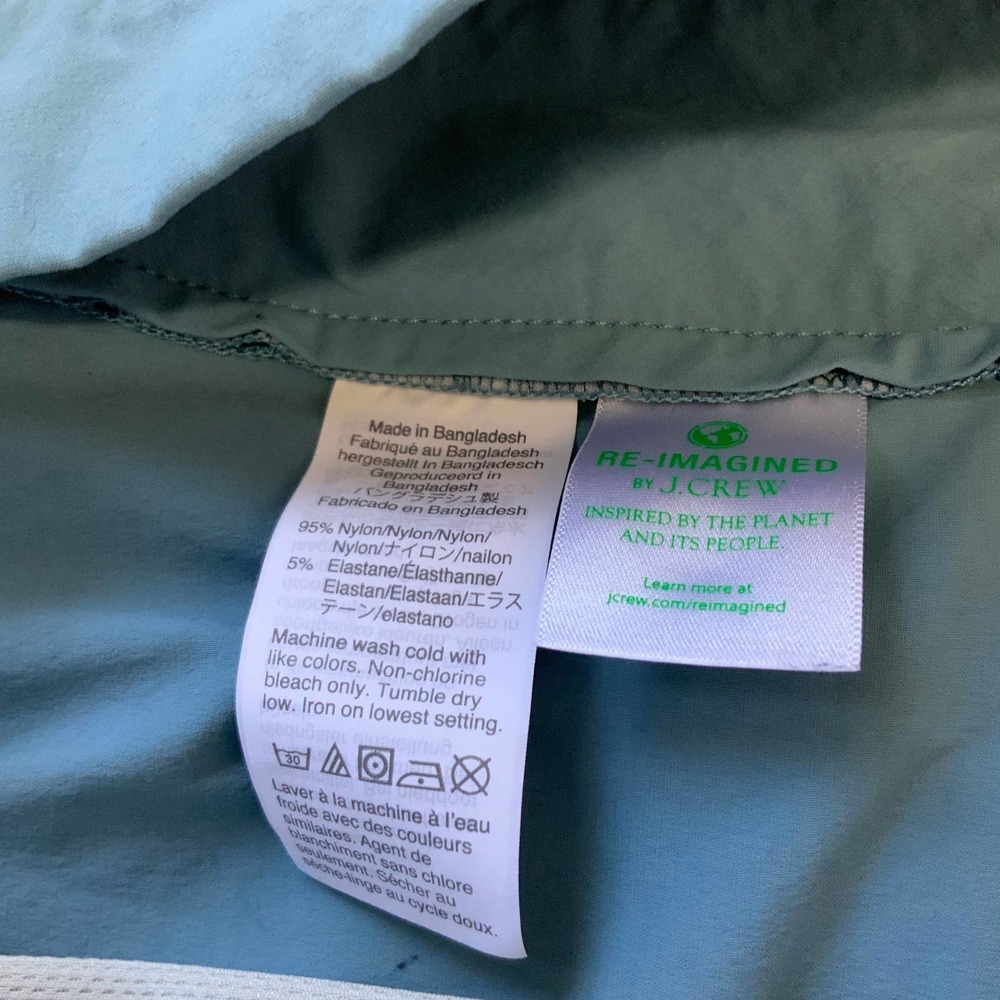 J. Crew Stretch Re-Imagined Chino Shorts Classic Fit Casual Zip-Fly Blue 36x9 - Picture 6 of 8